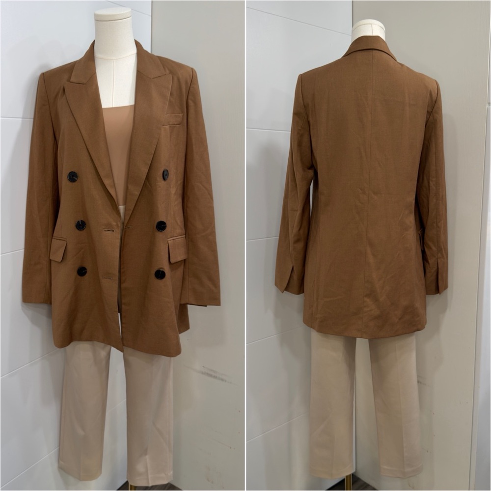 New ZARA Double-Breasted Blazer